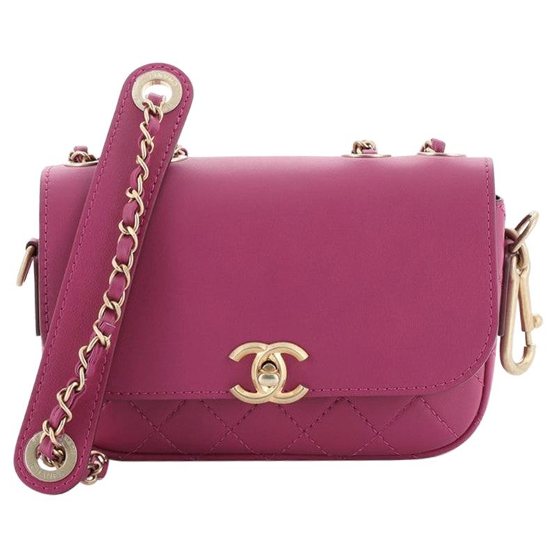 Chanel Coral Lizard Wallet On Chain For Sale at 1stDibs