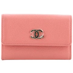 Chanel CC Flap Card Case Goatskin