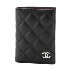 Chanel CC Flap Card Case Quilted Lambskin
