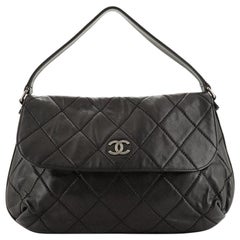 Chanel CC Flap Hobo Quilted Lambskin XL