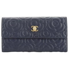 Chanel Lambskin Camellia CC Flap Long Wallet (SHF-22609) – LuxeDH