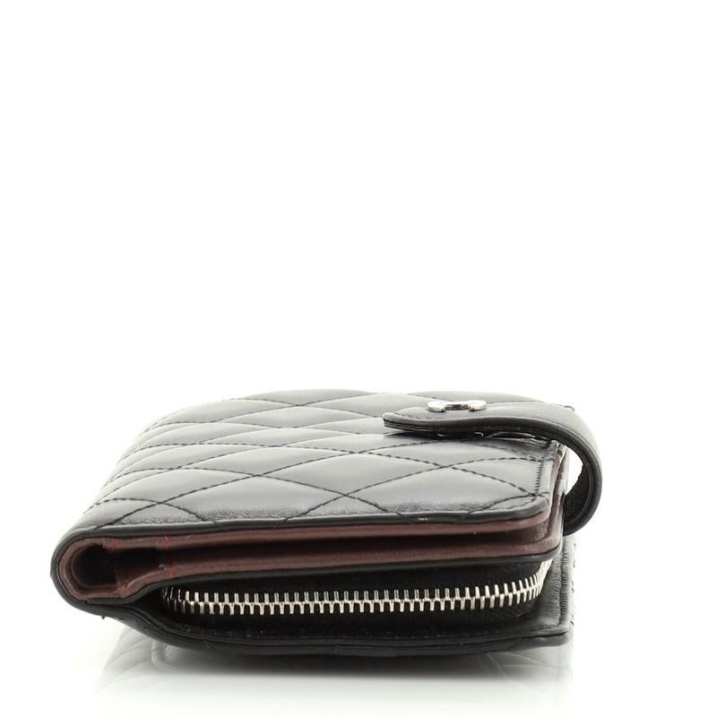 Chanel CC French Wallet Quilted Lambskin 3