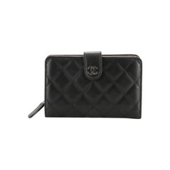 Chanel CC French Wallet Quilted Lambskin