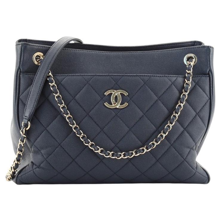 Chanel Black Clafskin In The Mix Tote For Sale at 1stDibs