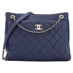 Chanel CC Front Pocket Chain Tote Quilted Caviar Medium Chanel CC Front Pocket Chain Tote Quilted Caviar Medium