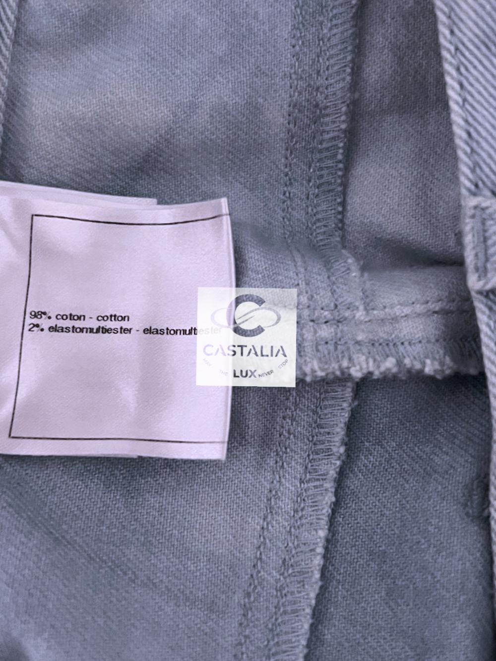 Chanel Paris / Saint-Tropez CC Logo Embellished Jeans 34 FR For Sale 6