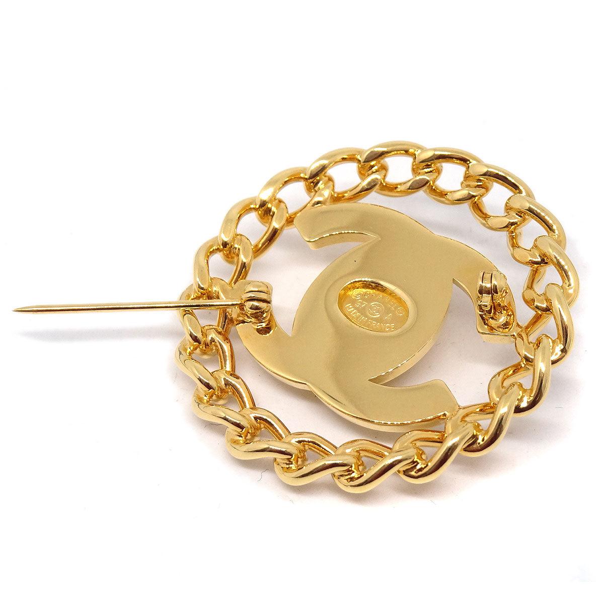 chanel brooch with chain
