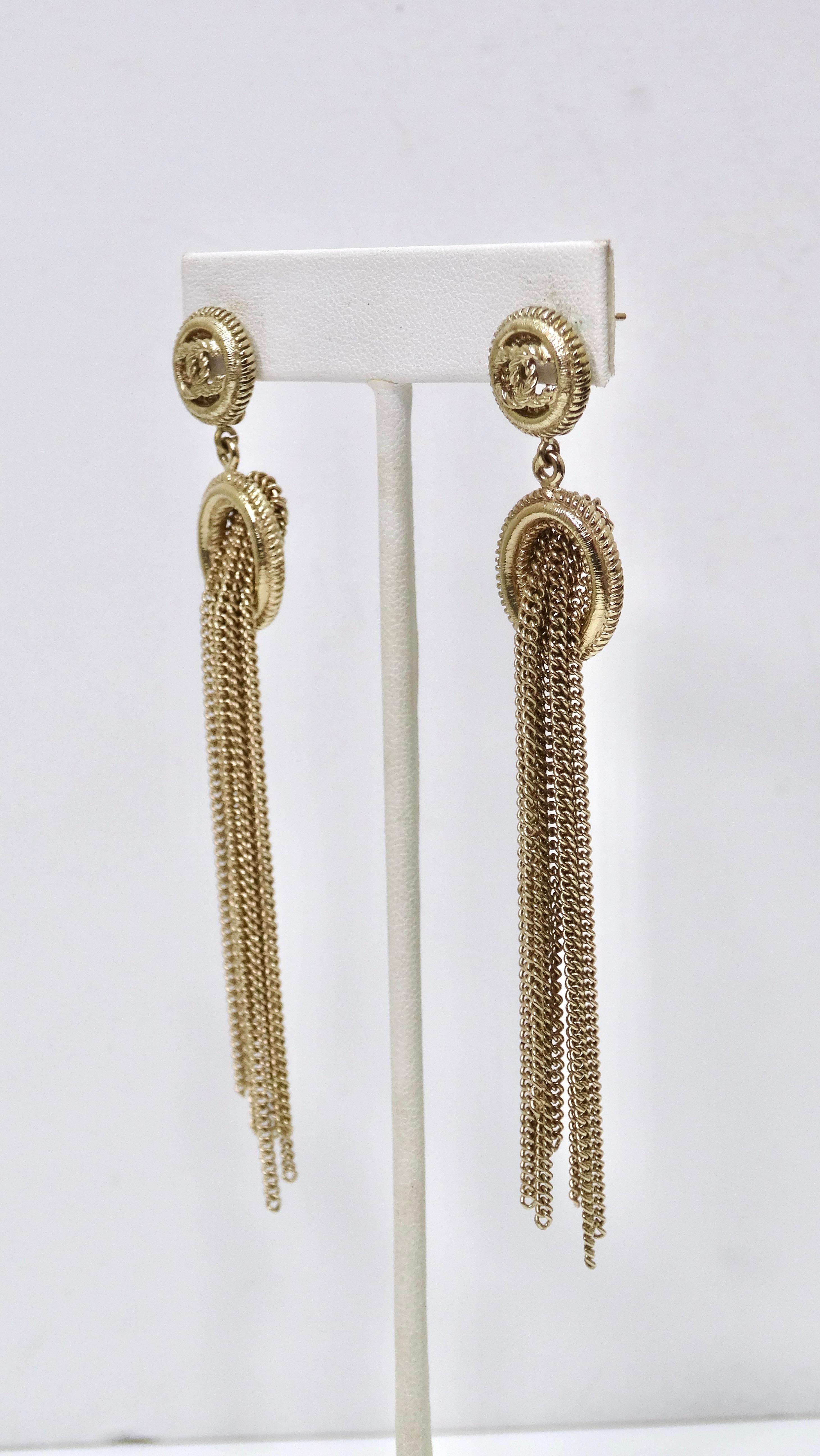 simple chanel earrings