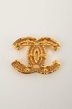 Chanel CC Golden Metal Brooch, 2002