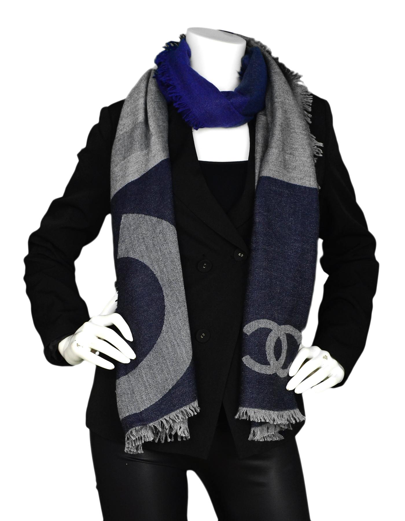 chanel blanket scarf
