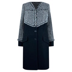 Chanel CC Gripoix Button Black Tweed Jacket 36 FR