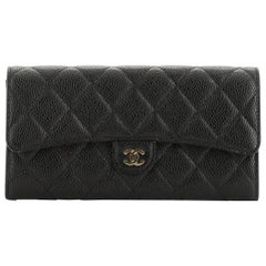 Chanel CC Gusset Classic Flap Wallet