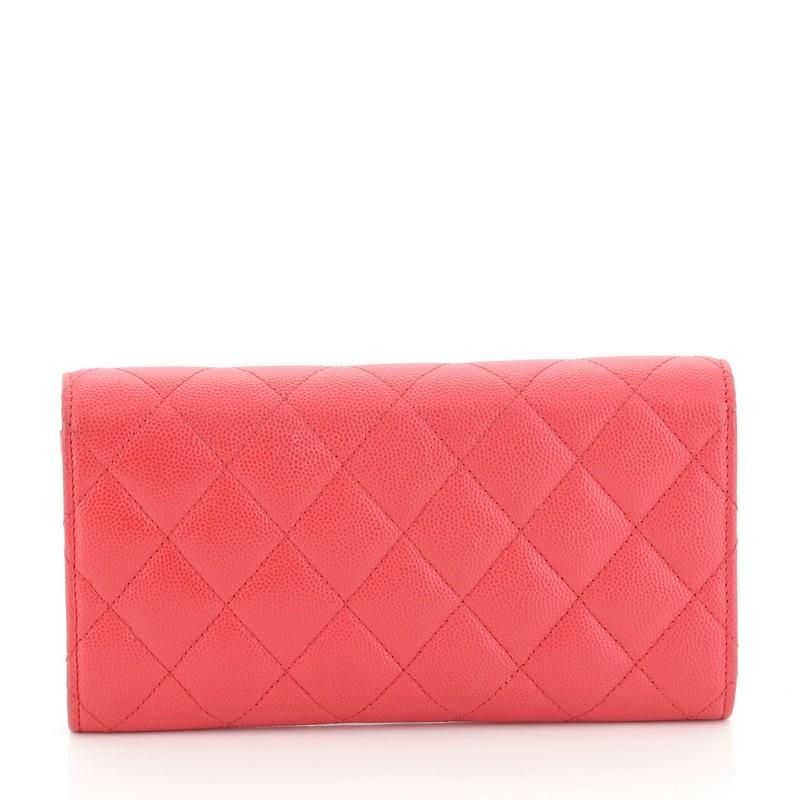 chanel classic flap wallet caviar