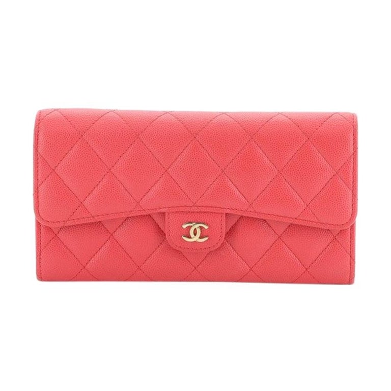 Chanel CC Gusset Classic Flap Wallet Quilted Caviar Long at 1stDibs  chanel  classic flap wallet caviar, chanel long flap wallet caviar, chanel gusset flap  wallet