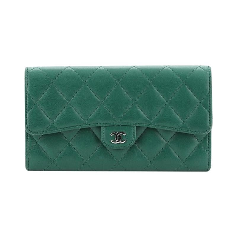 All Slide Long Wallet on Chain Quilted Lambskin