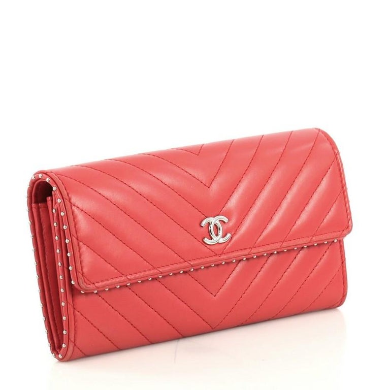 CHANEL, Bags, Chanel Gusset Classic Flap Wallet Woc