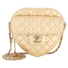 Chanel Pink Heart Bag 22S CC In Love Barbie Leather Crossbody bag  Valentines