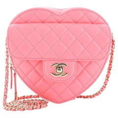 Chanel Heart Bag - 35 For Sale on 1stDibs