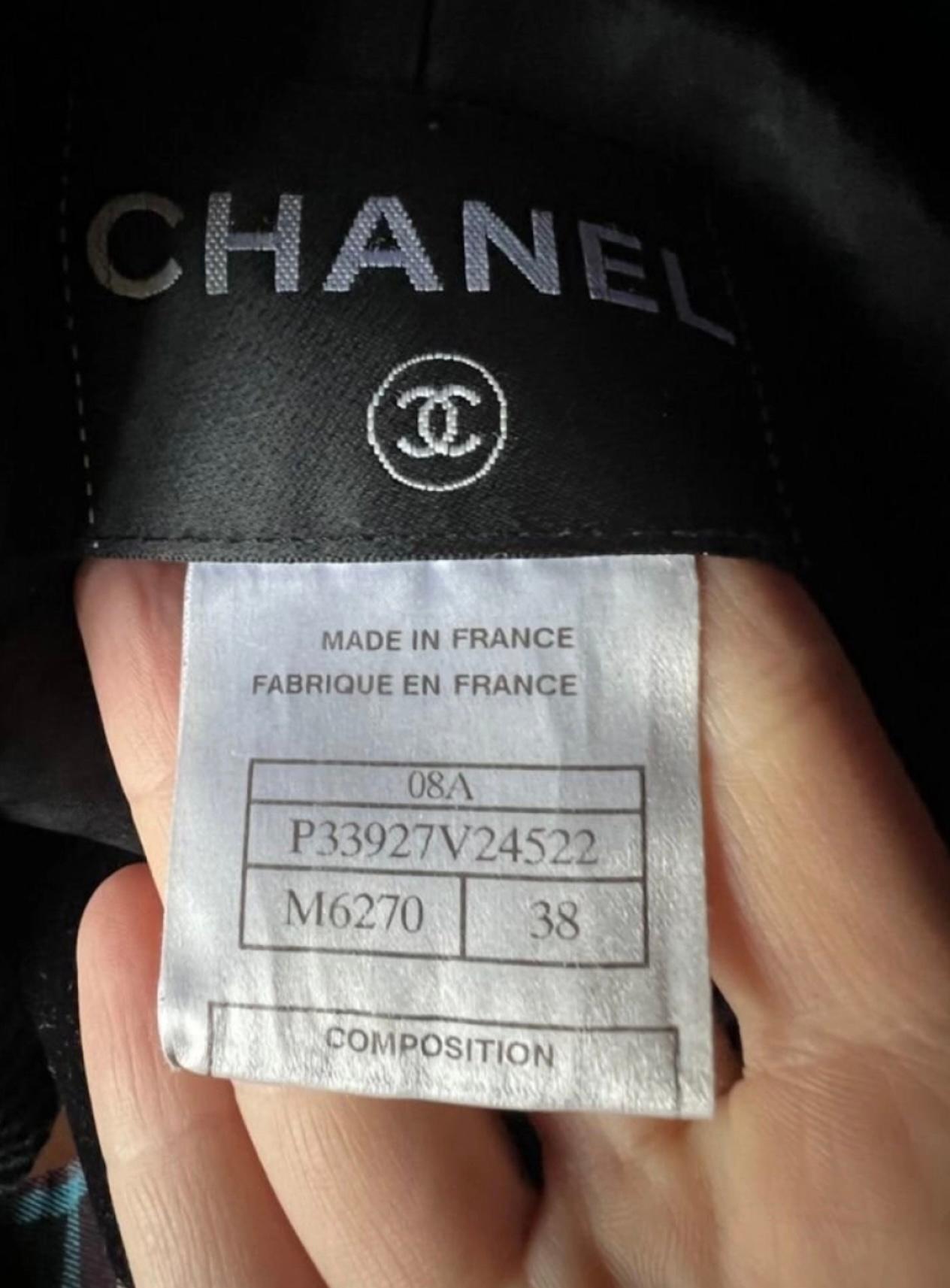 Chanel CC Jewel Buttons Collectible Tweed Coat For Sale 4
