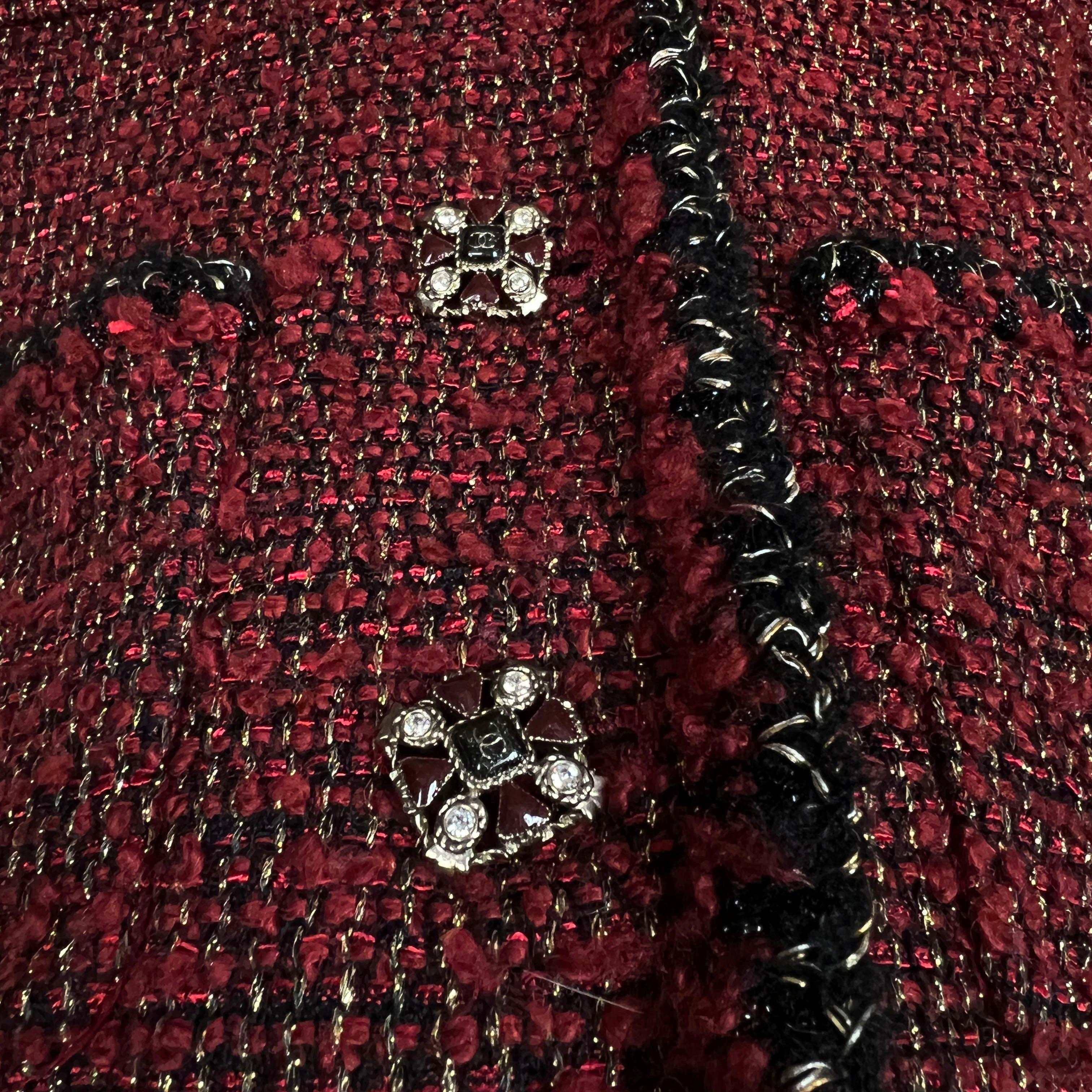 Chanel CC Jewel Buttons Lesage Tweed Jacket 7