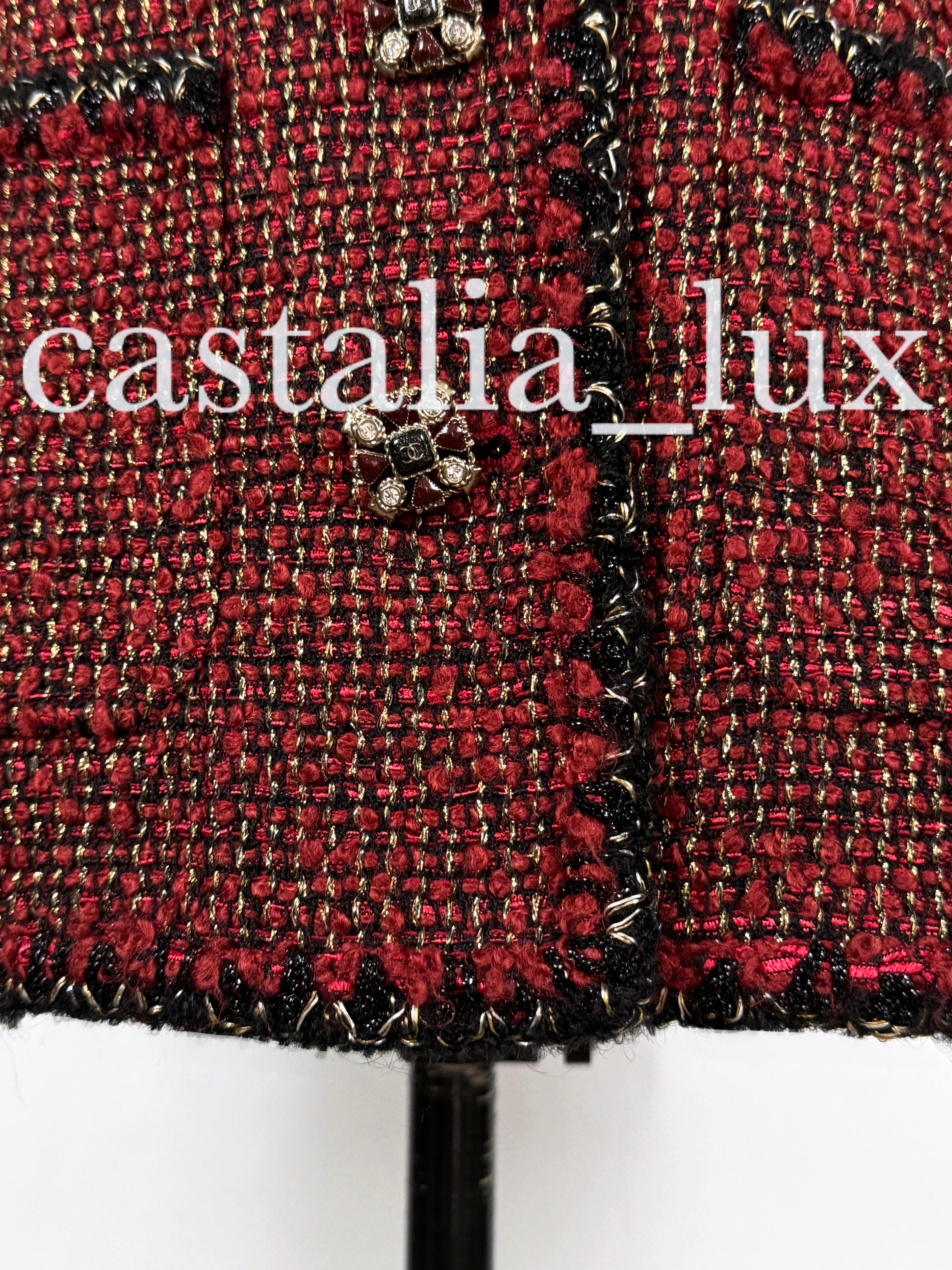 Chanel CC Jewel Buttons Lesage Tweed Jacket 7