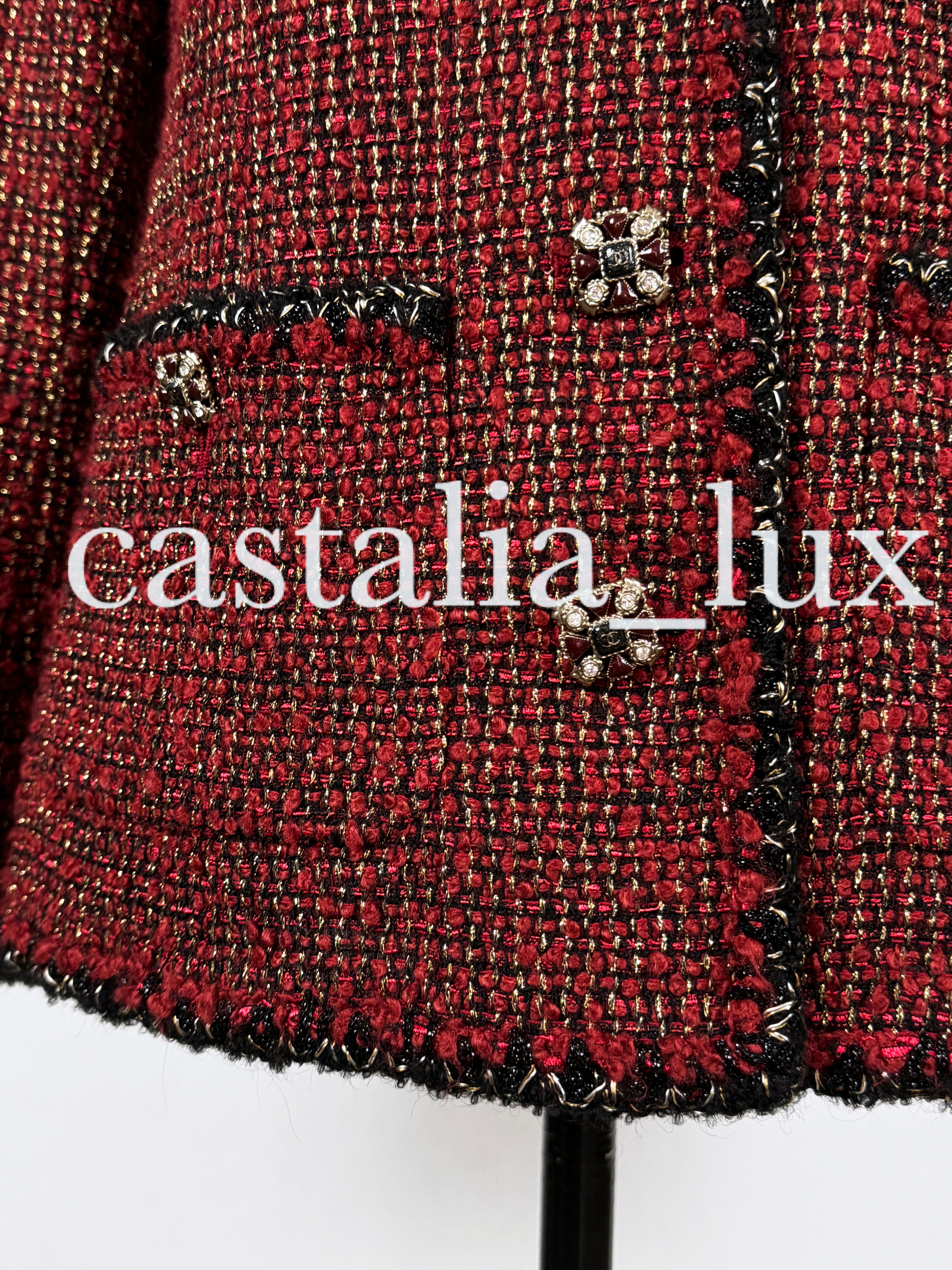 Chanel CC Jewel Buttons Lesage Tweed Jacket 8