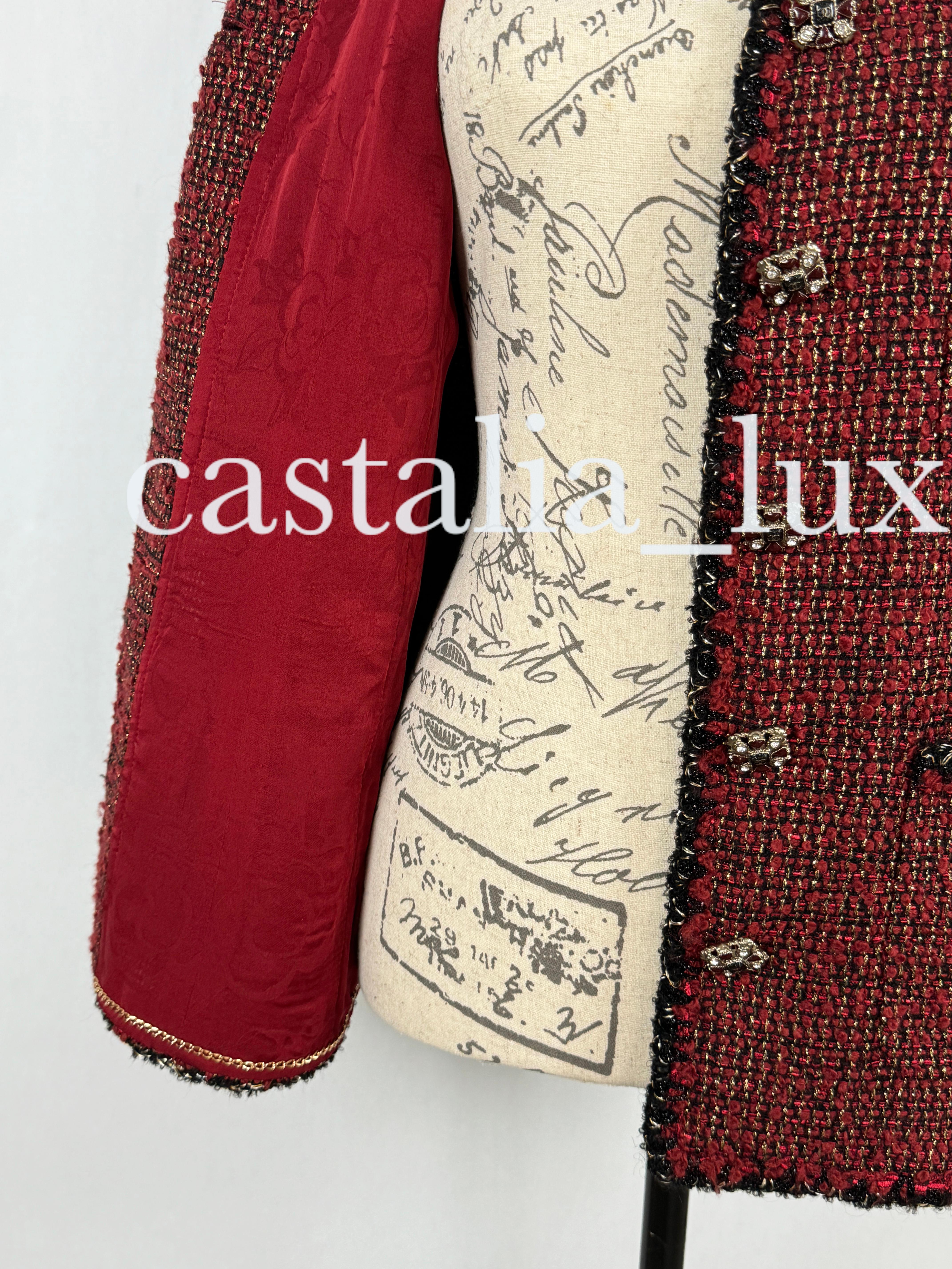 Chanel CC Jewel Buttons Lesage Tweed Jacket 11