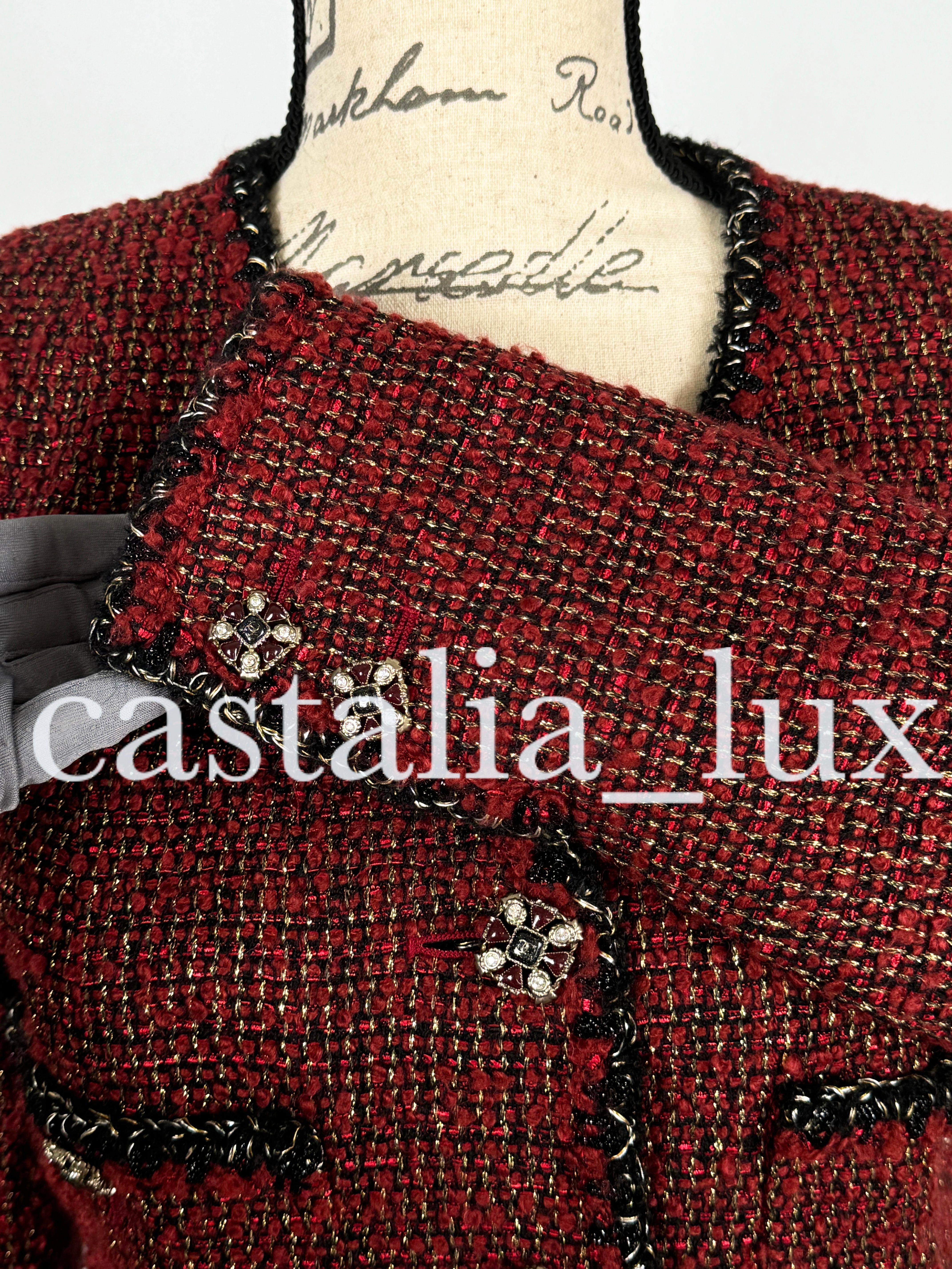 Chanel CC Jewel Buttons Lesage Tweed Jacket 13