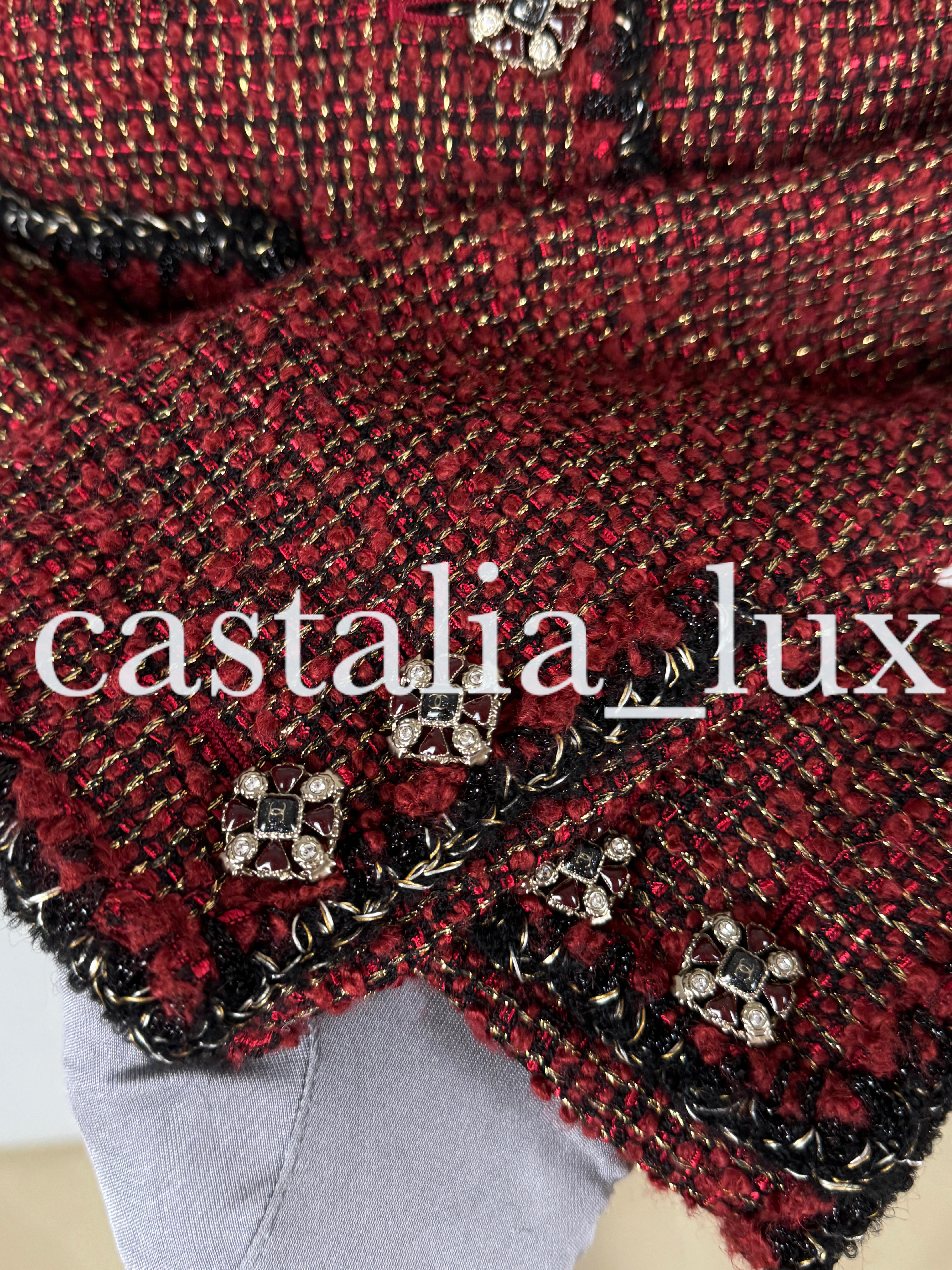 Chanel CC Jewel Buttons Lesage Tweed Jacket 14