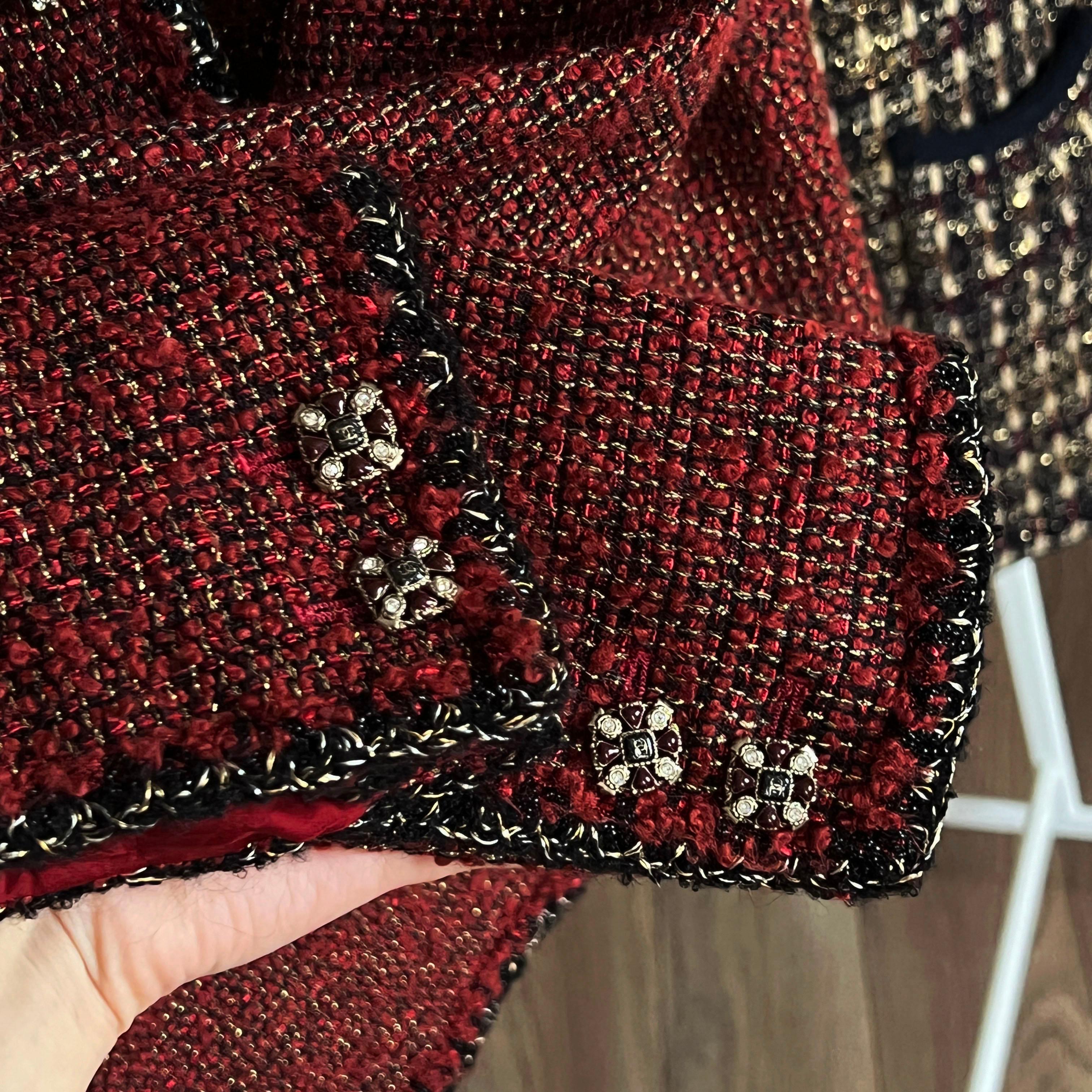 Chanel CC Jewel Buttons Lesage Tweed Jacket 3