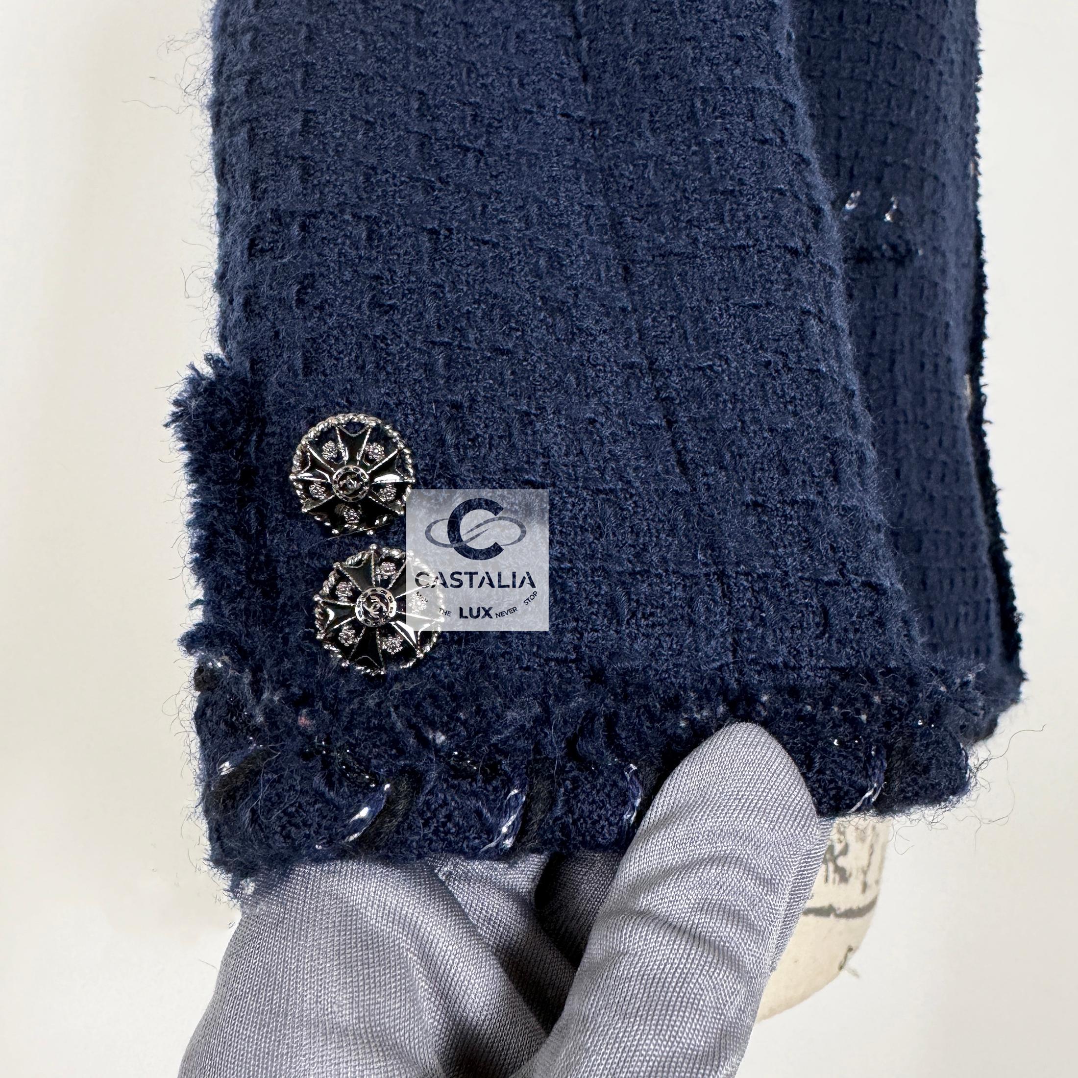 Chanel CC Jewel Buttons Little Tweed Jacket 5