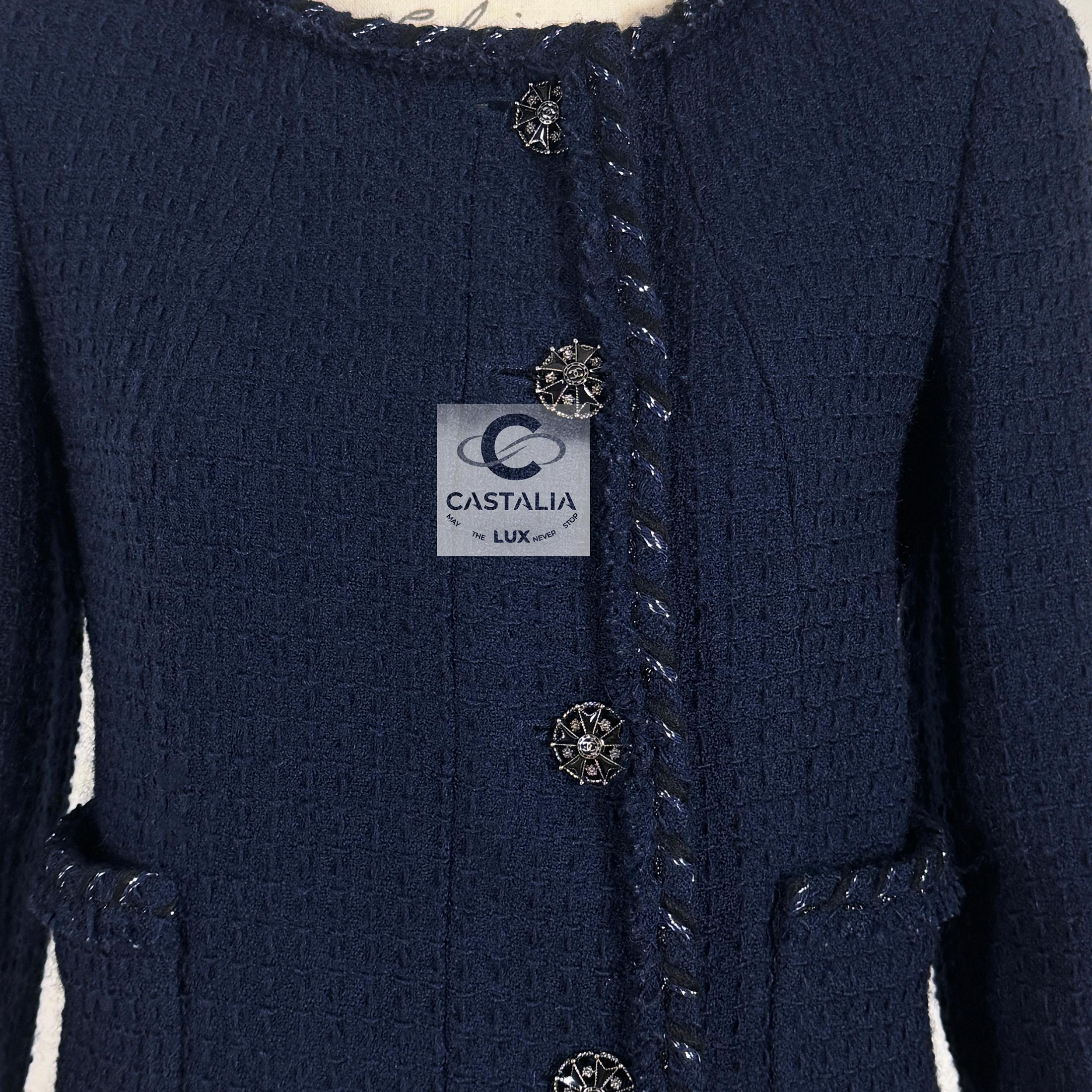 Chanel CC Jewel Buttons Little Tweed Jacket 1