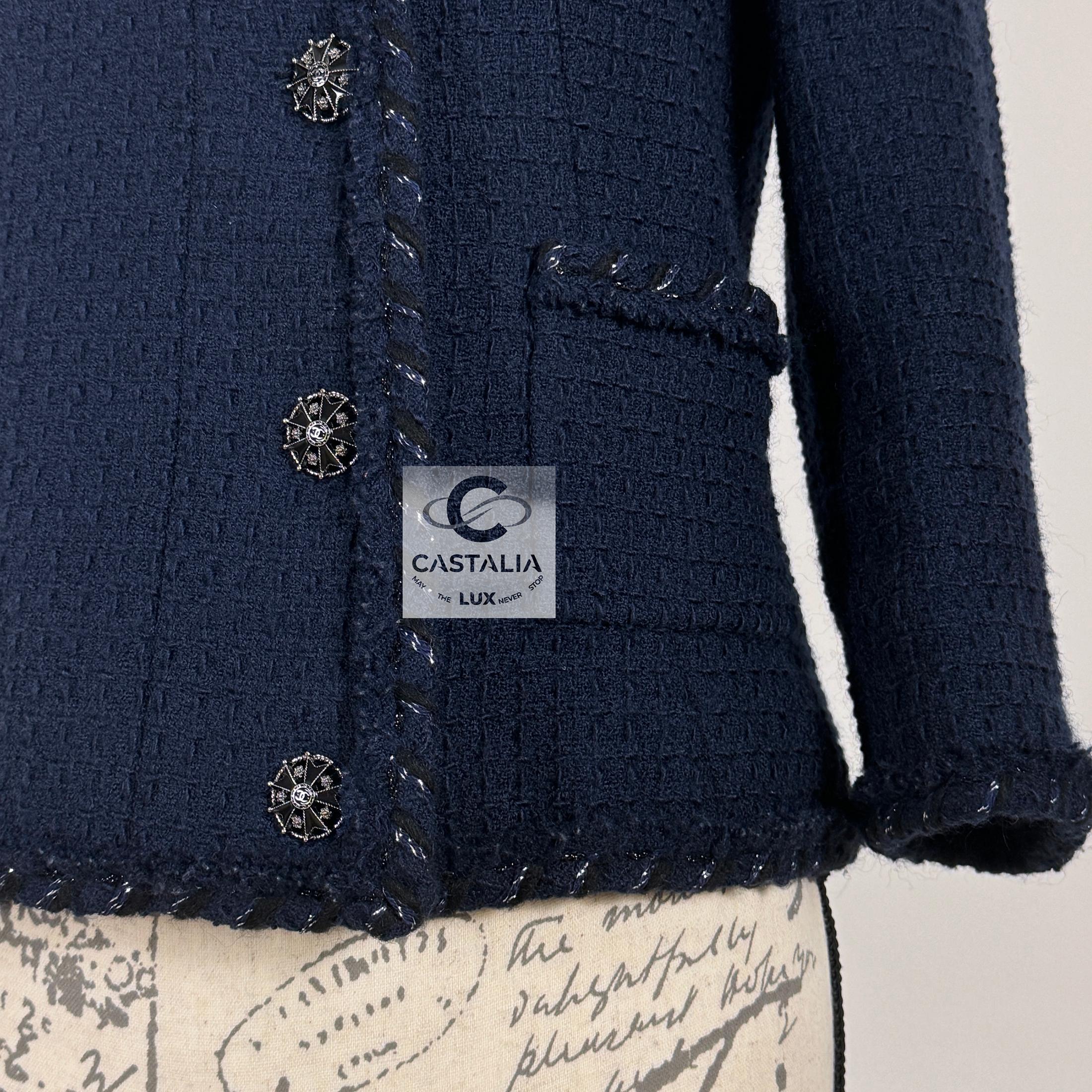 Chanel CC Jewel Buttons Little Tweed Jacket 2