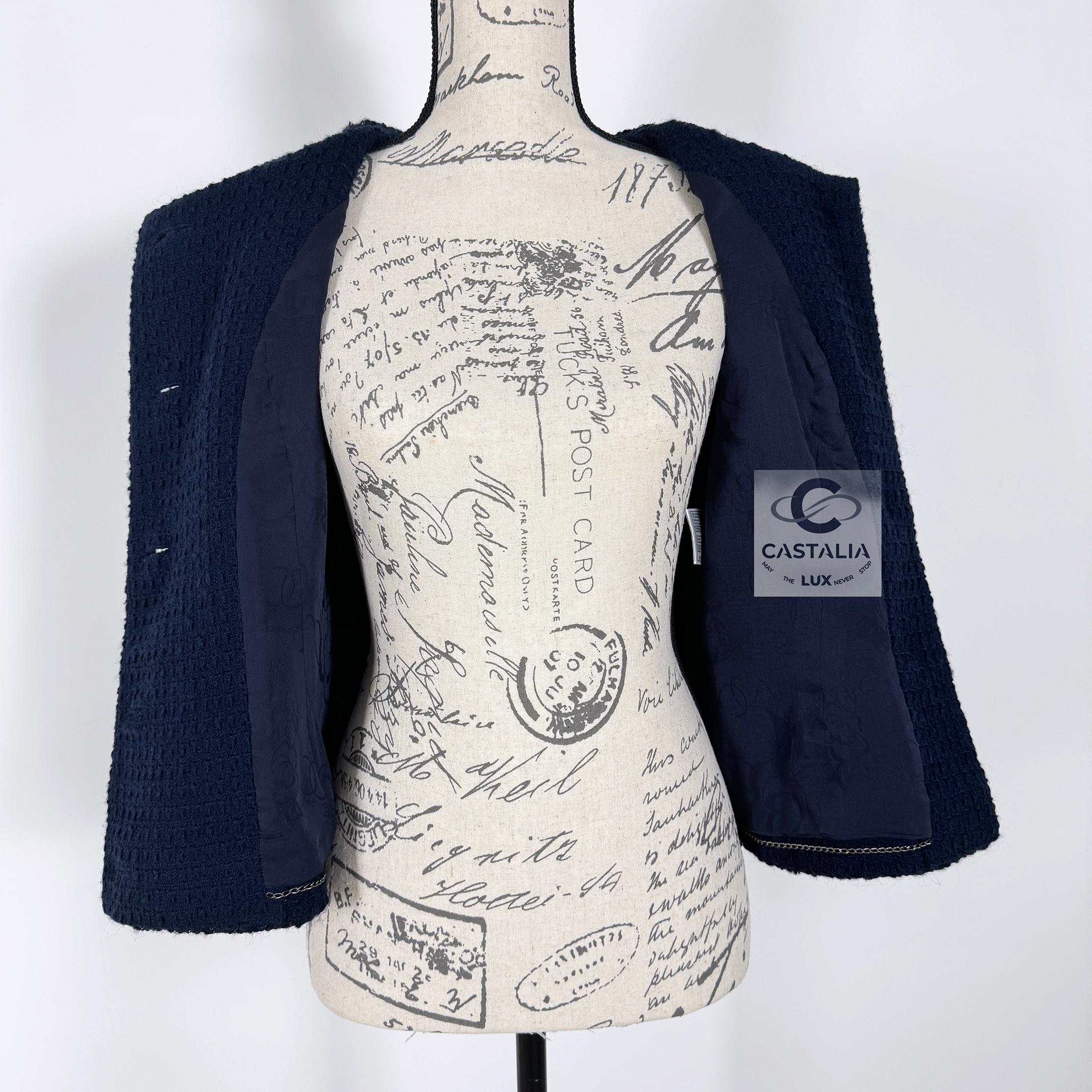 Chanel CC Jewel Buttons Little Tweed Jacket 4