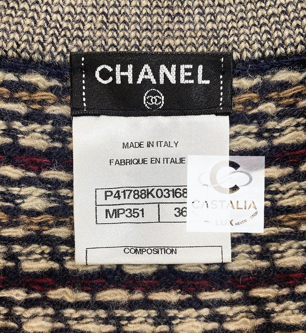 Chanel CC Jewel Gripoix Buttons Byzantine Dress 36 FR 7