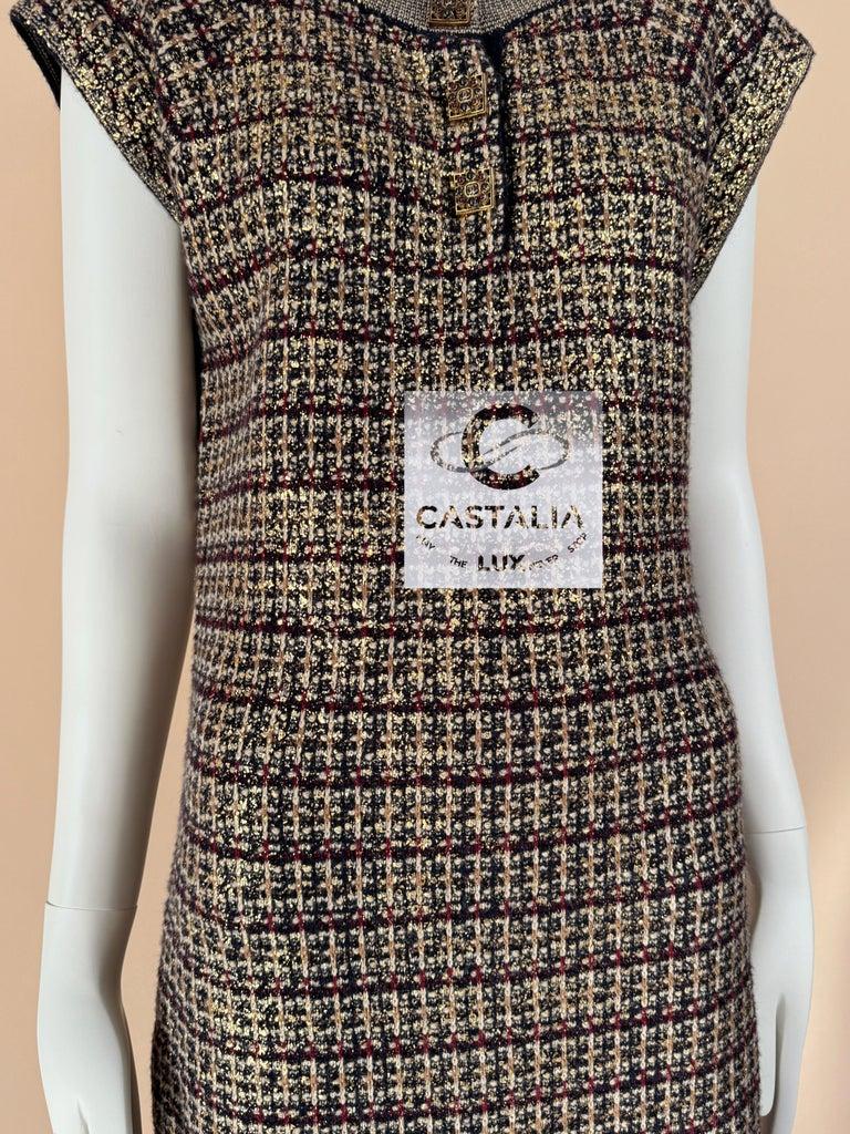 Chanel CC Jewel Gripoix Buttons Byzantine Dress 6