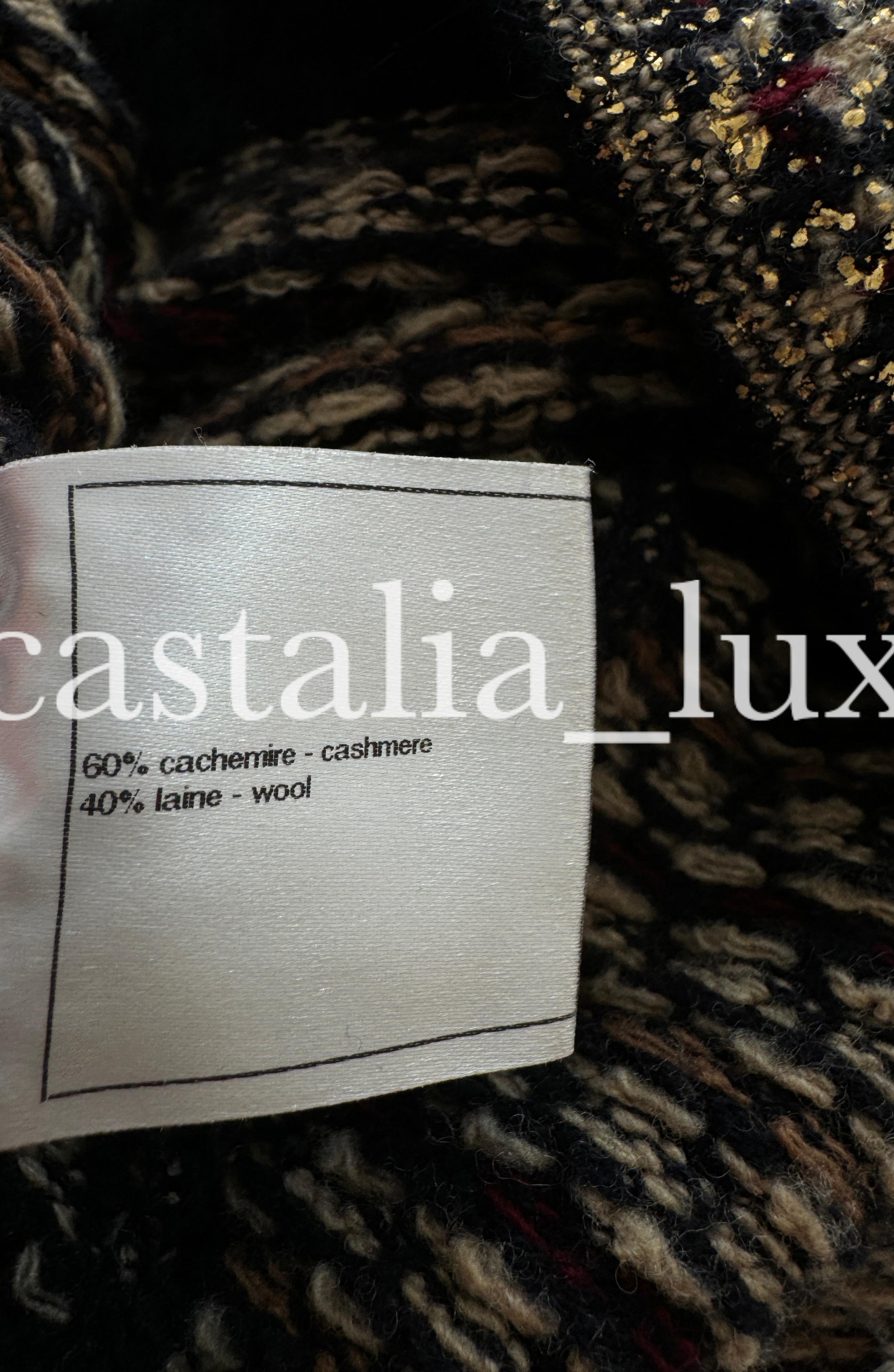 Vestido Bizantino Chanel CC Jewel Gripoix Buttons 8