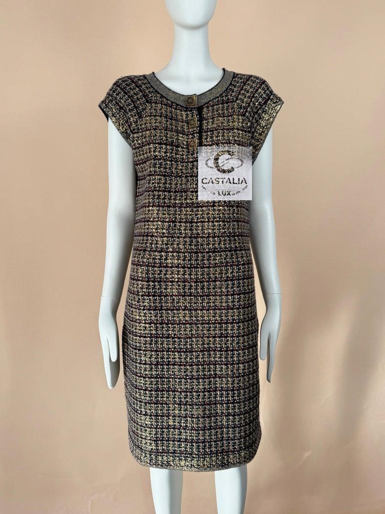 Chanel CC Jewel Gripoix Buttons Byzantine Dress 8