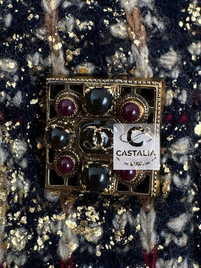 Chanel CC Jewel Gripoix Buttons Byzantine Dress 2