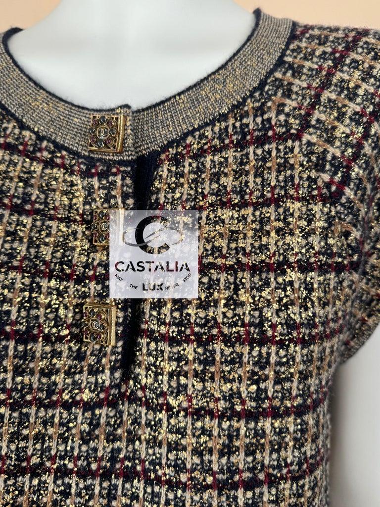 Chanel CC Jewel Gripoix Buttons Byzantine Dress 3
