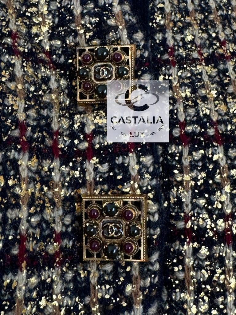 Chanel CC Jewel Gripoix Buttons Byzantine Dress 4