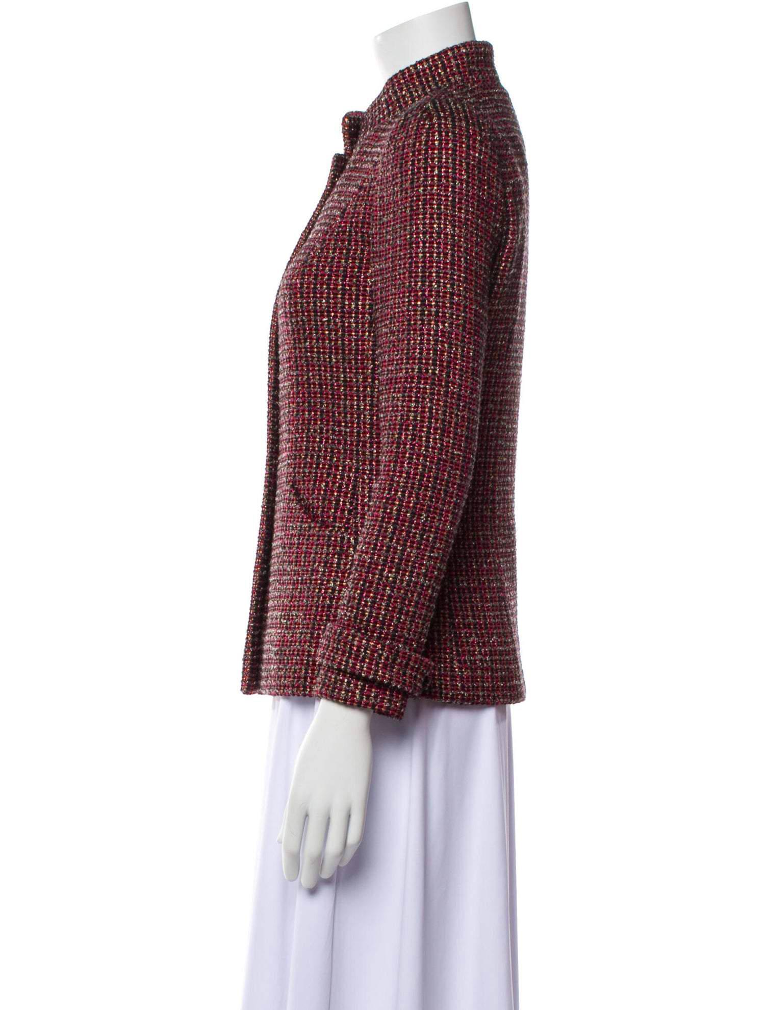Chanel CC Jewel Gripoix Buttons Lesage Tweed Jacket 3