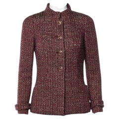 Chanel CC Jewel Gripoix Buttons Lesage Tweed Jacket
