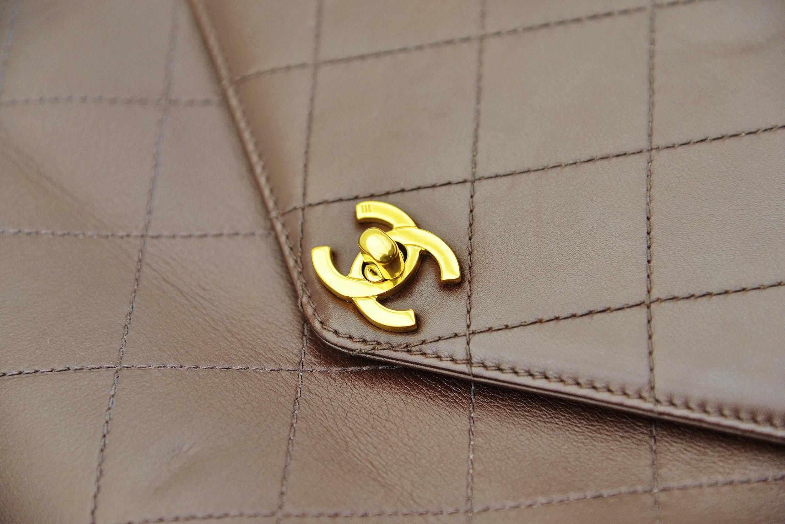 Chanel CC Kelly Flap Bag Vintage Brown 4
