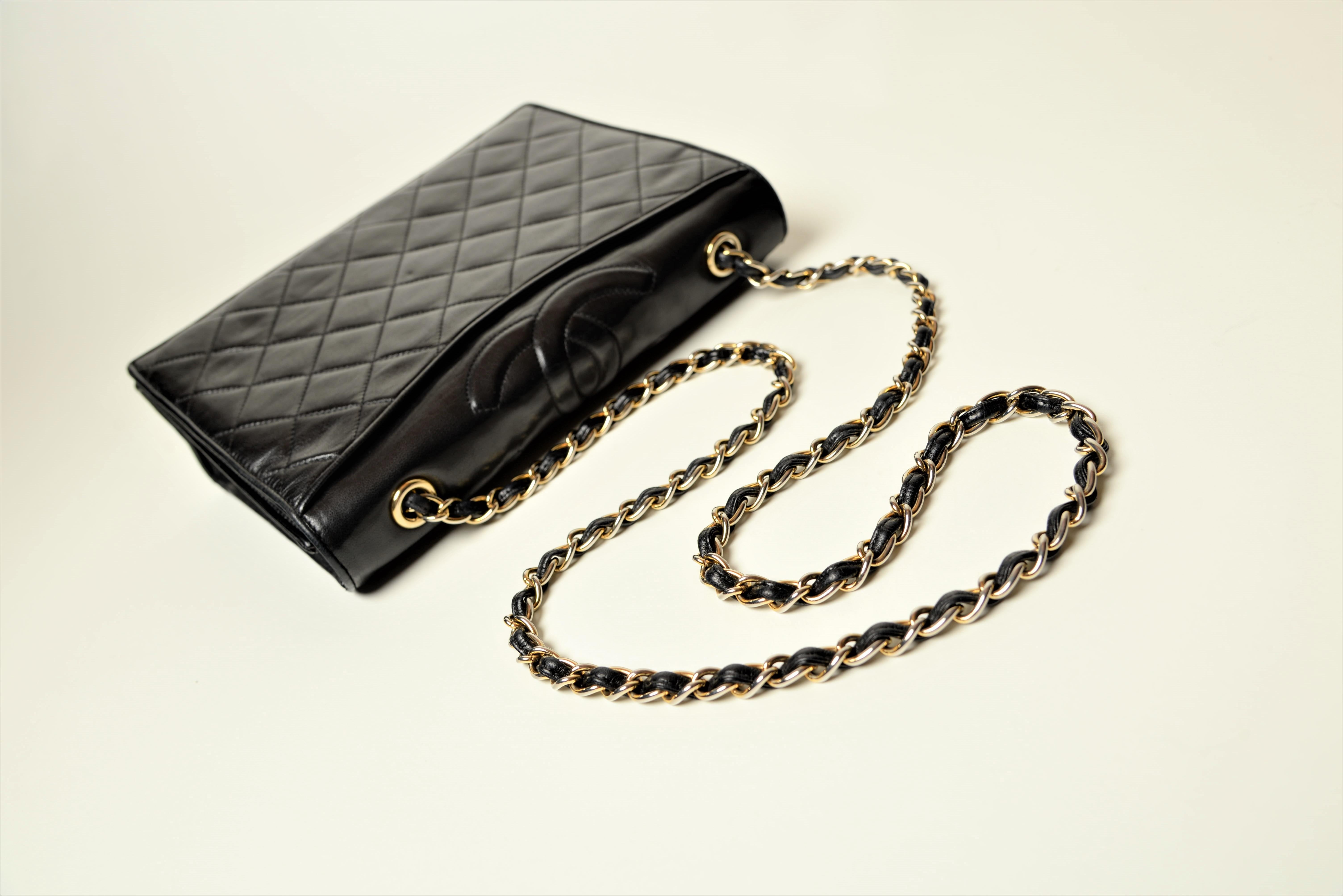 Chanel CC Lambskin Vintage Timeless Bag 6
