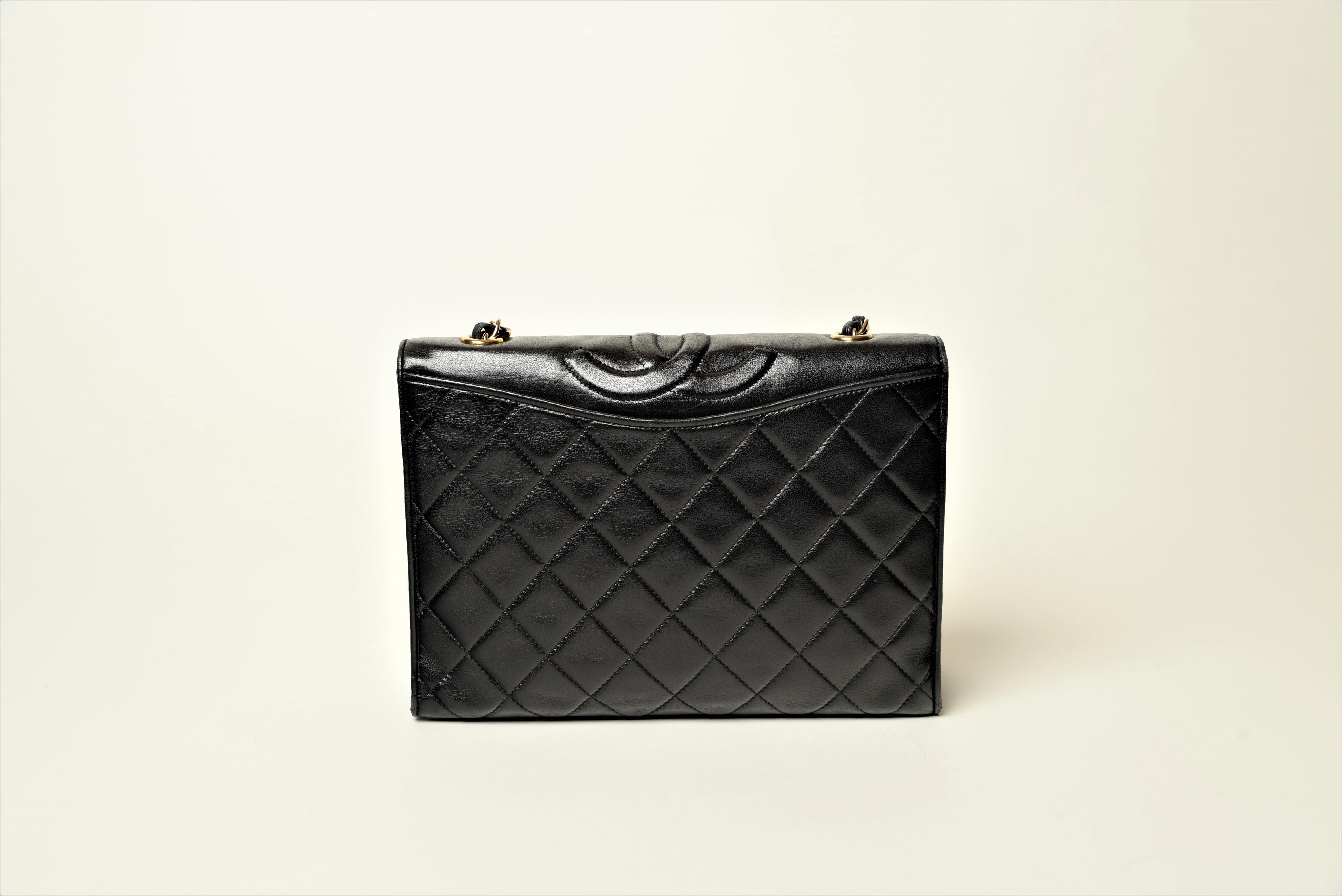 Women's or Men's Chanel CC Lambskin Vintage Timeless Bag