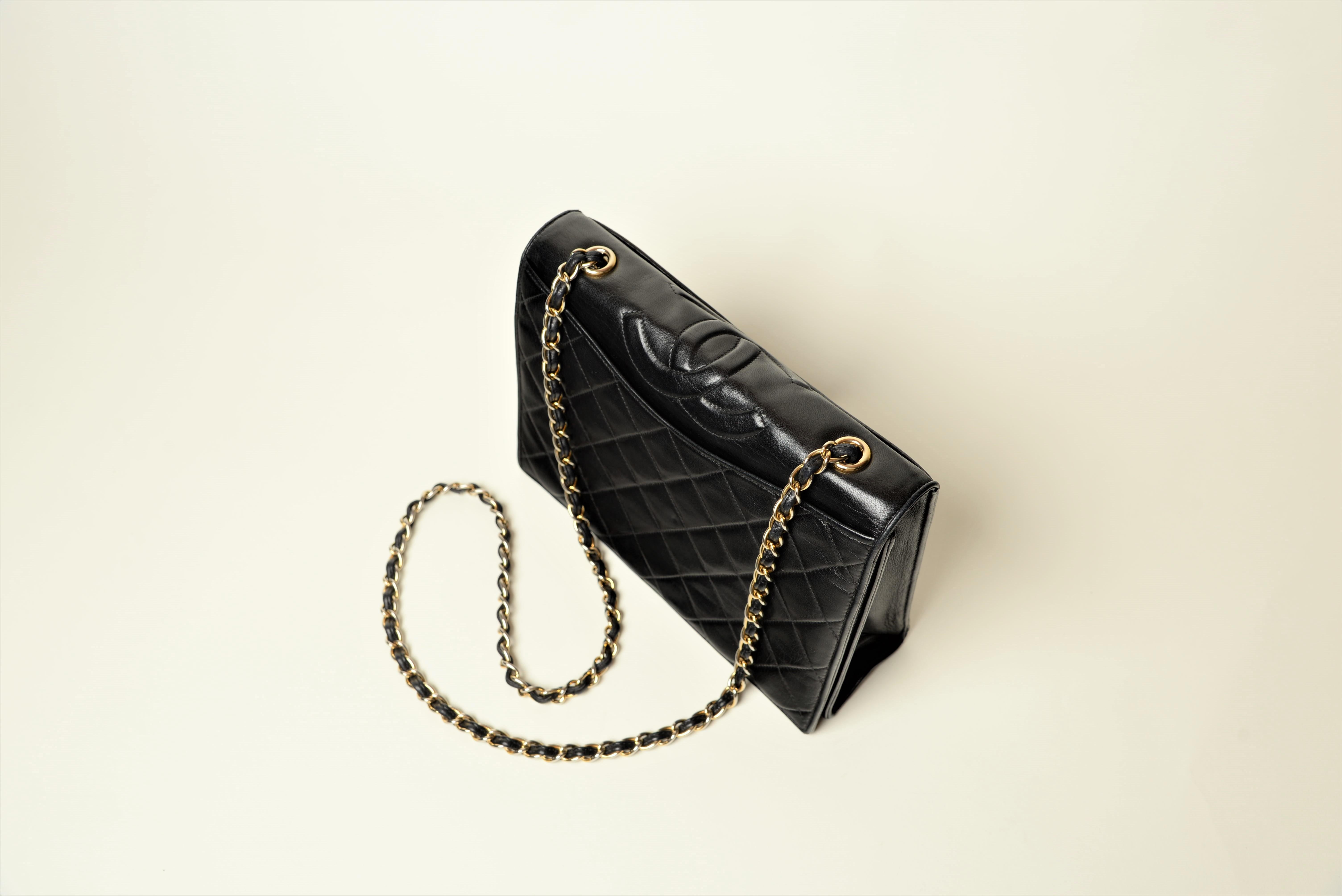 Chanel CC Lambskin Vintage Timeless Bag 2