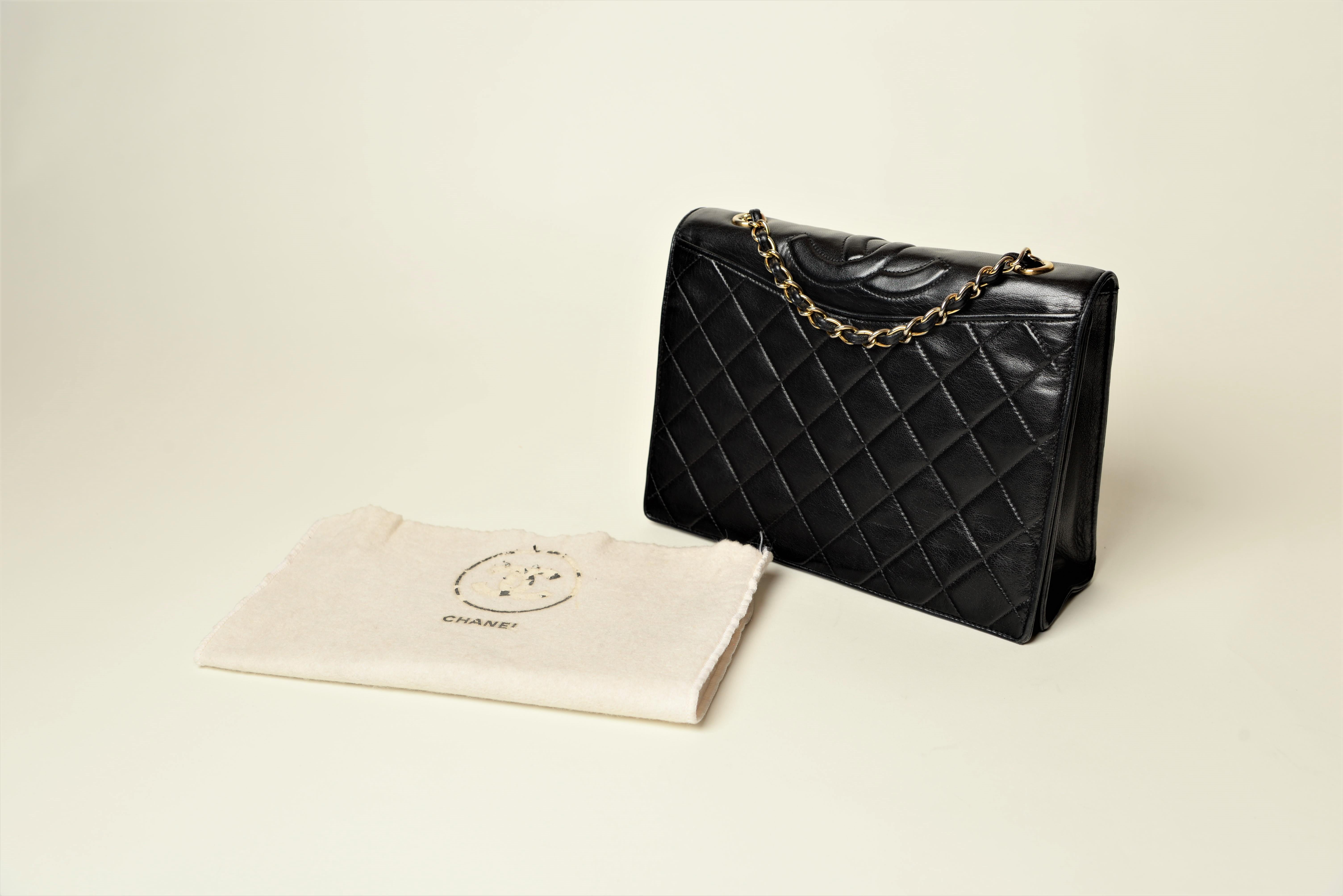 Chanel CC Lambskin Vintage Timeless Bag 3