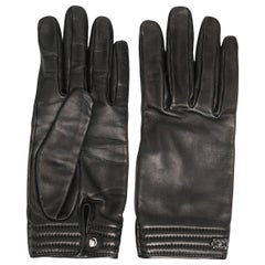 Vintage Chanel Gloves - 35 For Sale at 1stDibs  chanel fingerless gloves, chanel  gloves fingerless, chanel gloves price