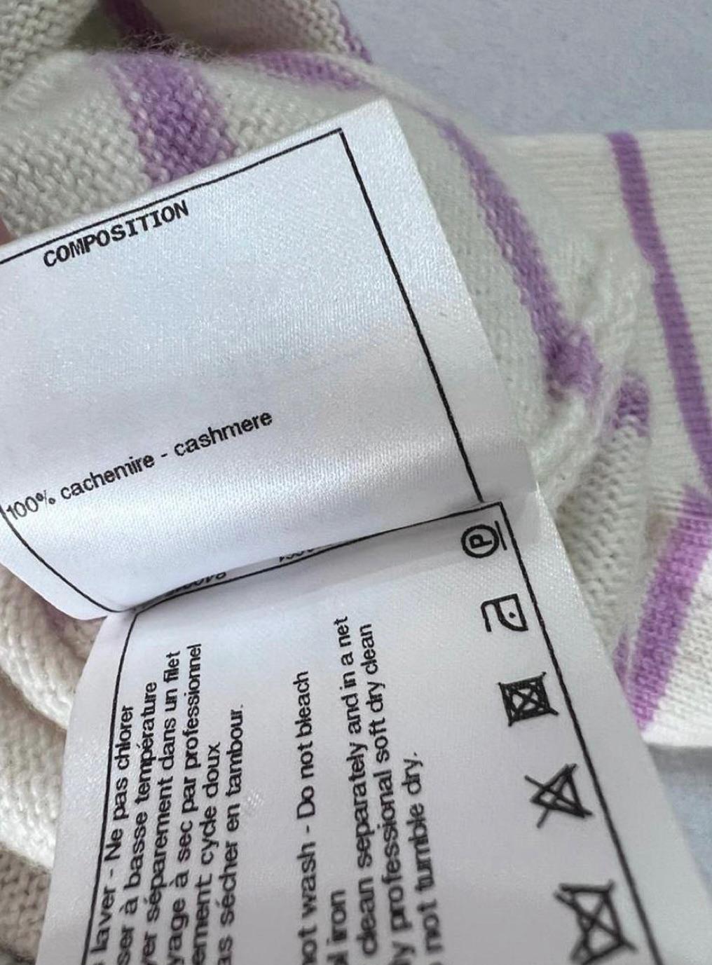 Chanel - Pull de défilé Coco Express 2020 avec logo CC 8